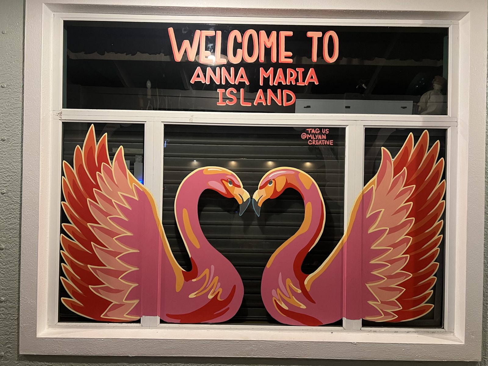 Welcome to Anna Maria Island mural by M. Lynn Creative