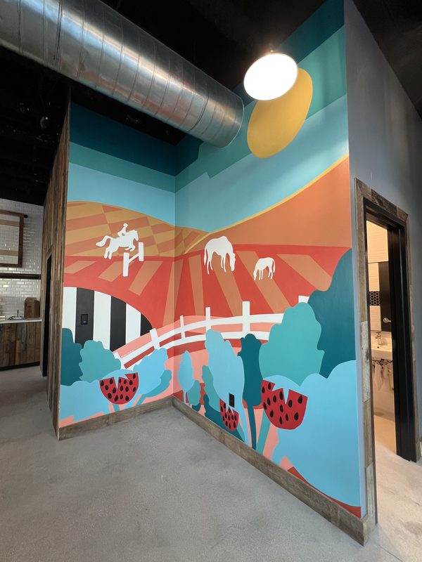 Countryside Fields mural