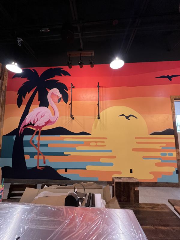 Flamingo Sunset