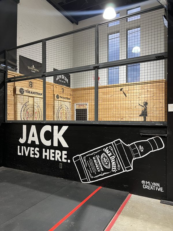 Jack Lives Here bar mural