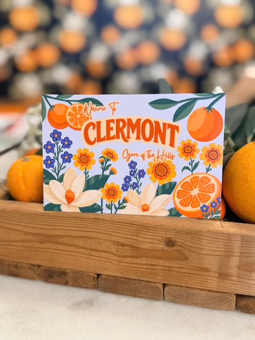 Welcome to Clermont — Gem of the Hills postcard